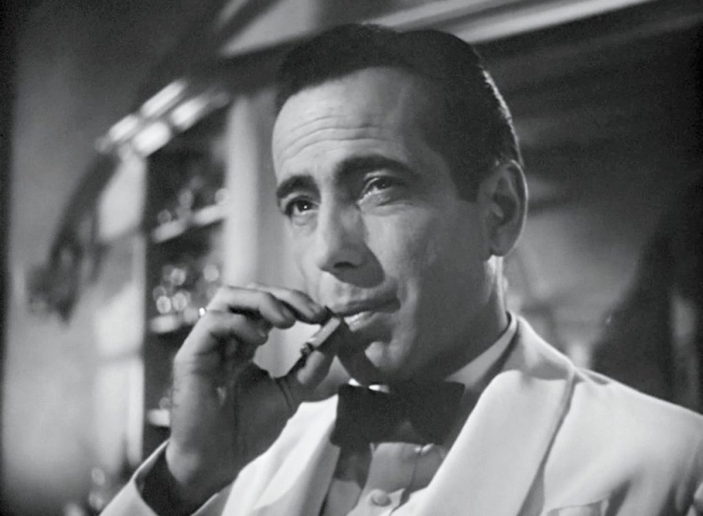 Humphrey Bogart en Casablanca