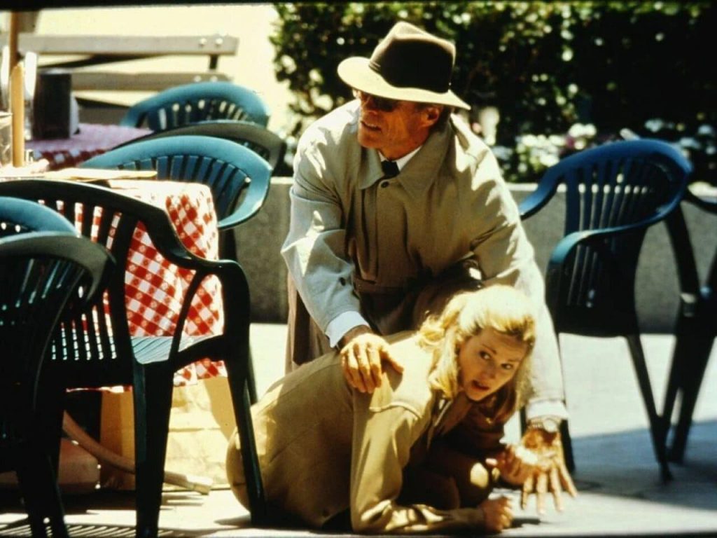 Laura Linney y Clint Eastwood
